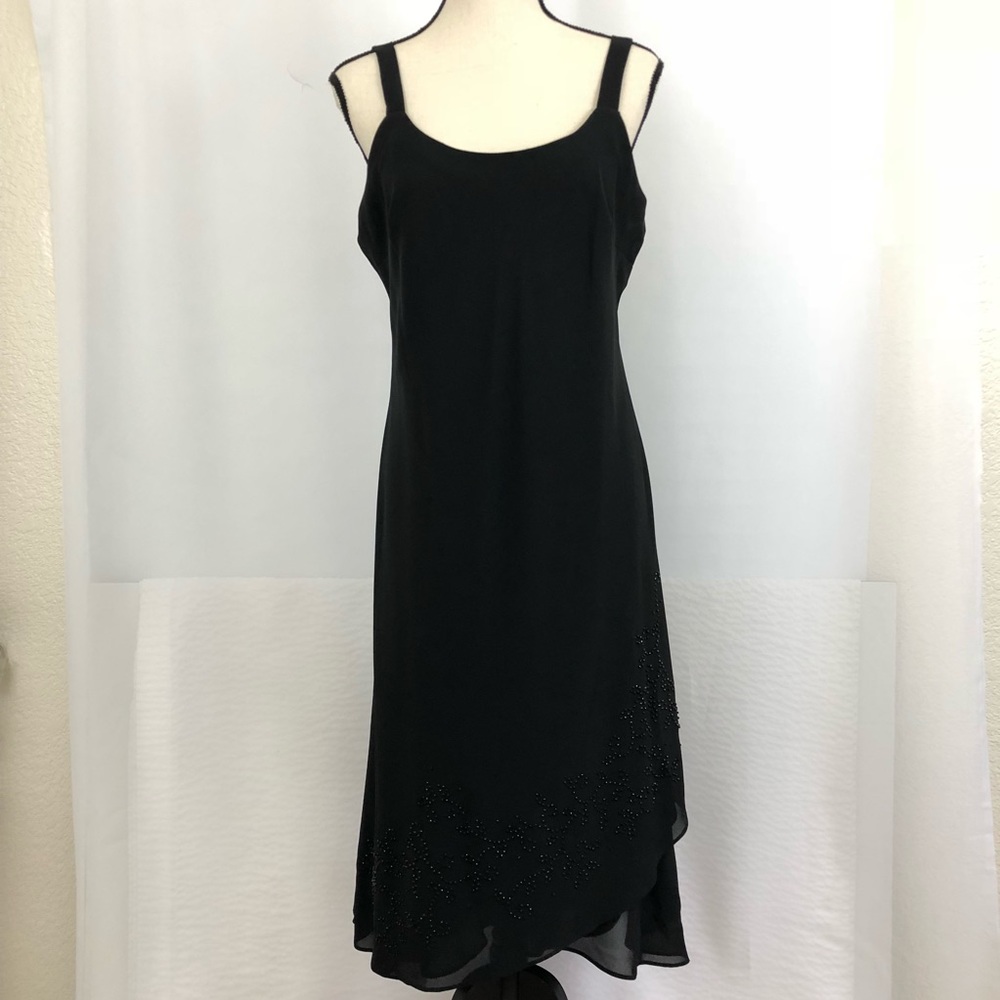 Women’s Guilia Black Beaded Dress Size 12